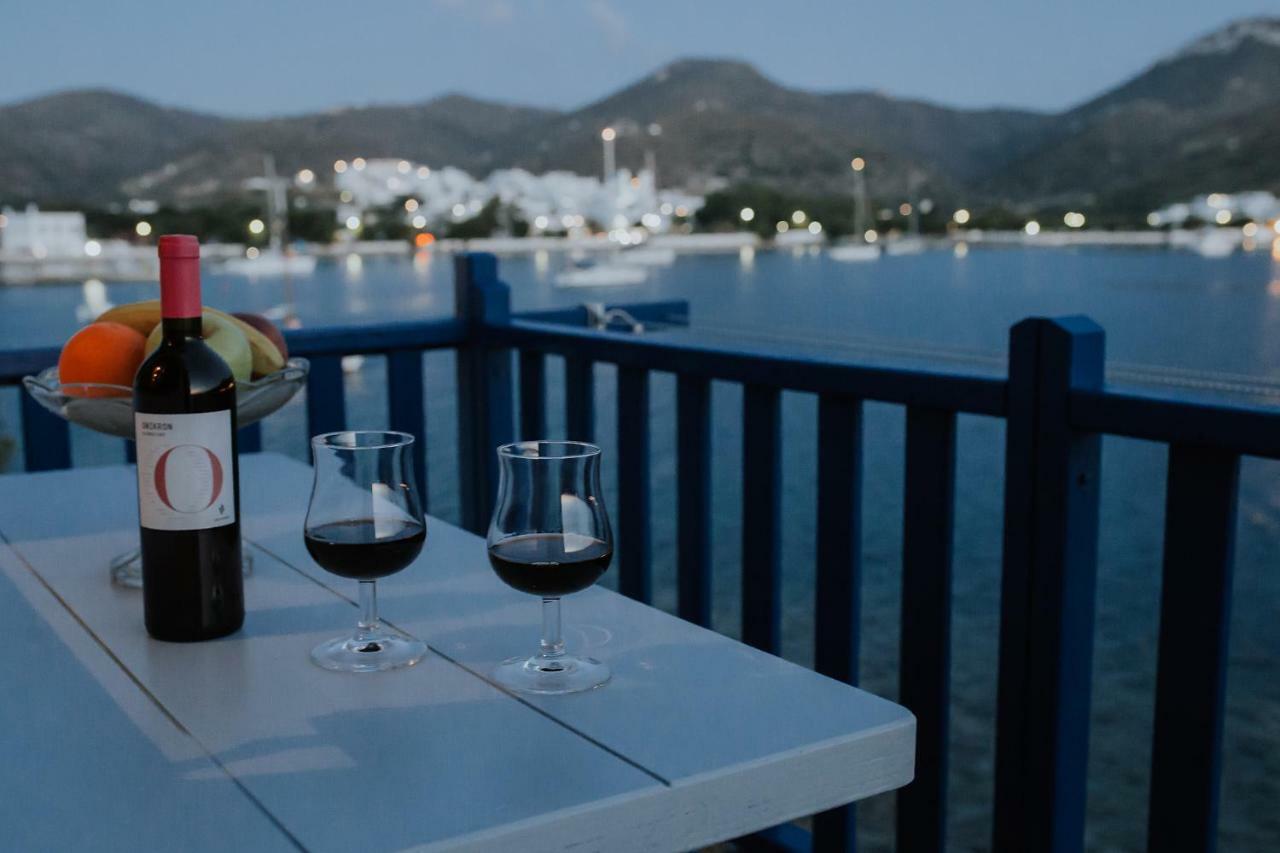Amorgis Seaside Villa เอเกียลิ ภายนอก รูปภาพ